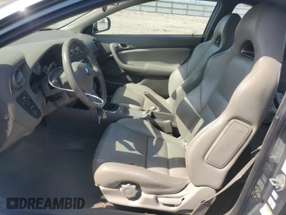 2005 Acura RSX Type-S with VIN JH4DC53035S017337, listed as a Copart auction lot 49304715 with 143,169 mi miles and Salvage Title. Bid and sale history available at carsss.com. Image 7.
