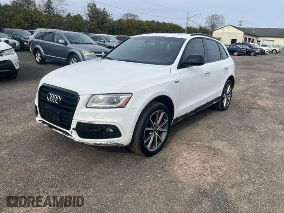 2017 Audi SQ5 Premium Plus z VIN WA1CCAFP0HA027441, wystawiony jako Copart lot #51878075 z przebiegiem 111 474 mil mil oraz Czysty tytuł • Clean title. Historia ofert i sprzedaży dostępna na DreamBid. Obrazek 1.