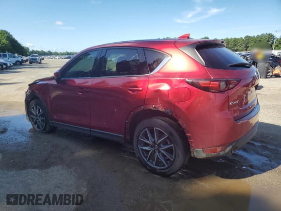 2018 Mazda CX-5 Grand Touring with VIN JM3KFADM9J0398036, listed as a Copart auction lot 62284145 with 118,827 mi miles and Salvage title. Bid and sale history available at DreamBid. Image 2.