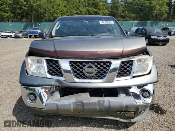 2005 Nissan Frontier SE with VIN 1N6AD06U55C440298, listed as a Copart auction lot 56540025 with 46,369 mi miles and Salvage title. Bid and sale history available at DreamBid. Image 5.
