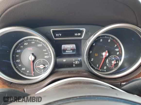 2017 Mercedes-Benz GLS 450 with VIN 4JGDF6EE7HA969724, listed as a Copart auction lot 62549654 with 99,553 mi miles and Salvage Title. Bid and sale history available at DreamBid. Image 9.