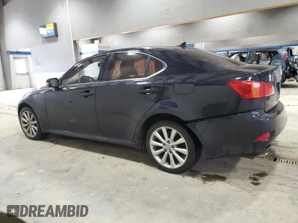 2010 Lexus IS 250 with VIN JTHCF5C21A5042931, listed as a Copart auction lot 44438415 with 163,076 mi miles and Salvage Title. Bid and sale history available at carsss.com. Image 2.
