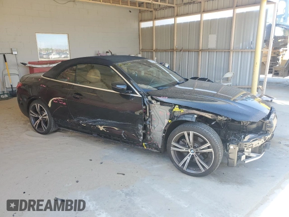 2023 BMW 4 Series 430i z VIN WBA23AT02PCL58336, wystawiony jako Copart lot #50940835 z przebiegiem 22 680 mil mil oraz Szkoda całkowita • Salvage title. Historia ofert i sprzedaży dostępna na DreamBid. Obrazek 4.