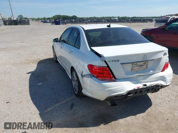 2014 Mercedes-Benz C 250 Sport with VIN WDDGF4HBXEG220311, listed as a IAAI auction lot 42540794 with 203,813 mi miles and . Bid and sale history available at DreamBid. Image 3.