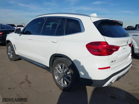 2019 BMW X3 xDrive30i with VIN 5UXTR9C58KLP92008, listed as a IAAI auction lot 41489334 with 45,125 mi miles. Bid and sale history available at carsss.com. Image 3.
