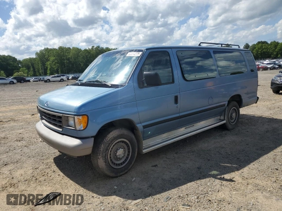1994 Ford Econoline Wagon Super Custom z VIN 1FBJS31H3RHB19765, wystawiony jako Copart lot #55384275 z przebiegiem 196 656 mil mil oraz Tytuł czysty. Historia ofert i sprzedaży dostępna na DreamBid. Obrazek 1.