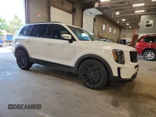 2022 Kia Telluride EX with VIN 5XYP3DHC3NG292384, listed as a Copart auction lot 59927785 with 49,105 mi miles and Salvage title. Bid and sale history available at DreamBid. Image 4.
