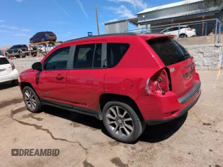 2016 Jeep Compass Sport z VIN 1C4NJCBA9GD777211, wystawiony jako Copart lot #47849215 z przebiegiem 118 804 mil mil oraz Szkoda całkowita • Salvage title. Historia ofert i sprzedaży dostępna na DreamBid. Obrazek 2.