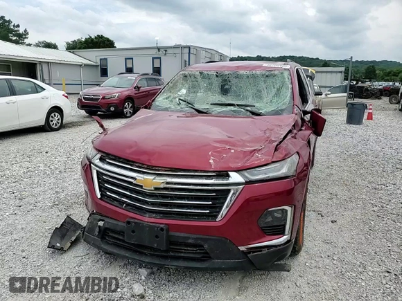 2023 Chevrolet Traverse LT Cloth с VIN 1GNERGKW8PJ318272, выставлен на аукционе Copart как лот 58708105 с пробегом 11 361 миль миль и Списание • Salvage title. История ставок и продаж доступна на DreamBid. Изображение 14.