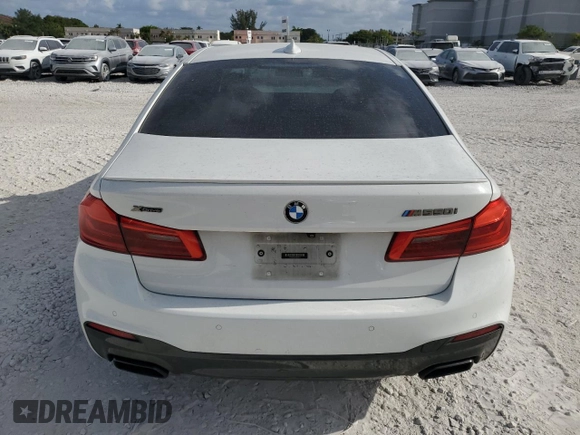 2019 BMW 5 Series M550i xDrive with VIN WBAJB9C56KB288170, listed as a Copart auction lot 54415635 with Not provided miles and Non repairable. Bid and sale history available at DreamBid. Image 6.