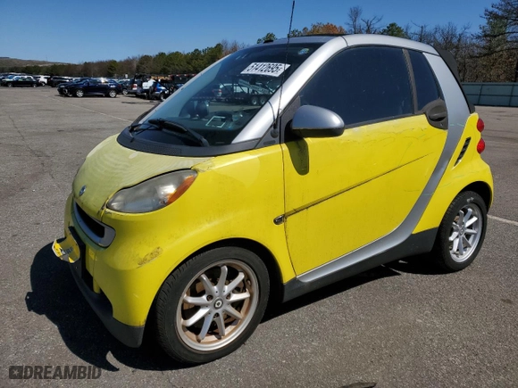 2008 Smart fortwo Passion with VIN WMEEK31X58K124103, listed as a Copart auction lot 51412695 with 16,216 mi miles and Salvage Title. Bid and sale history available at carsss.com. Image 1.