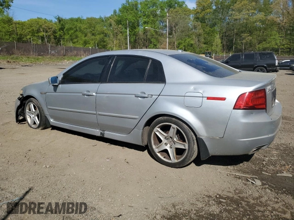2005 Acura TL with VIN 19UUA66265A080997, listed as a Copart auction lot 53651795 with 87,424 mi miles and Salvage Title. Bid and sale history available at carsss.com. Image 2.