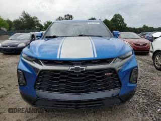 2020 Chevrolet Blazer RS with VIN 3GNKBKRS7LS561822, listed as a Copart auction lot 58831935 with 76,069 mi miles and Salvage title. Bid and sale history available at DreamBid. Image 5.