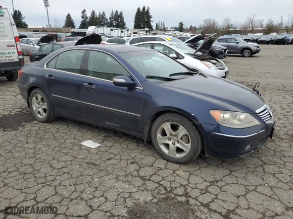 2006 Acura RL with VIN JH4KB16566C008301, listed as a Copart auction lot 46436425 with NaN miles and Clean Title. Bid and sale history available at carsss.com. Image 4.