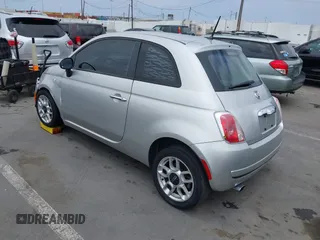 2013 FIAT 500 Pop with VIN 3C3CFFAR6DT633188, listed as a IAAI auction lot 42726262 with 123,811 mi miles and . Bid and sale history available at DreamBid. Image 3.