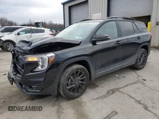 2023 GMC Terrain SLE z VIN 3GKALTEG7PL202449, wystawiony jako Copart lot #85206354 z przebiegiem 25 734 mil mil oraz Szkoda całkowita • Salvage title. Historia ofert i sprzedaży dostępna na DreamBid. Obrazek 1.