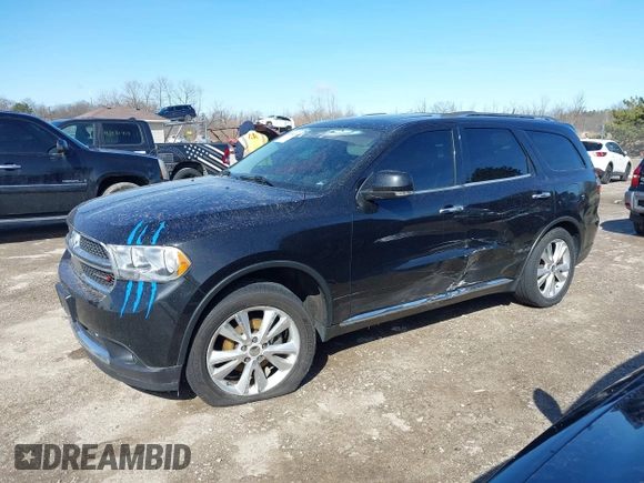 2013 Dodge Durango Crew z VIN 1C4RDJDG9DC677142, wystawiony jako IAAI lot #41834251 z przebiegiem 138 307 mil mil oraz . Historia ofert i sprzedaży dostępna na DreamBid. Obrazek 14.