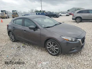 2018 Mazda 3 Touring with VIN 3MZBN1L33JM238863, listed as a Copart auction lot 51844805 with 75,615 mi miles and Salvage Title. Bid and sale history available at DreamBid. Image 4.
