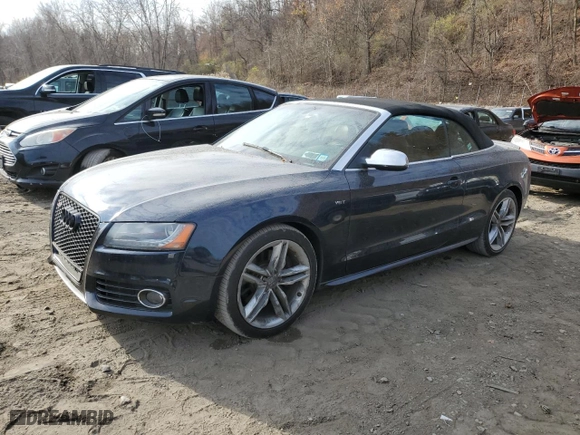 2011 Audi S5 Premium Plus with VIN WAUCGAFH7BN008756, listed as a Copart auction lot 81488694 with 81462 miles and Clean Title. Bid and sale history available at carsss.com. Image 1.