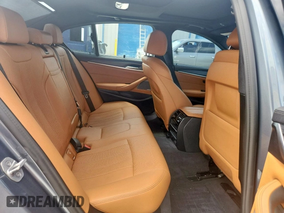 2022 BMW 5 Series 530i with VIN WBA53BH00NWX59634, listed as a Copart auction lot 61598505 with 69,130 mi miles and Salvage title. Bid and sale history available at DreamBid. Image 10.