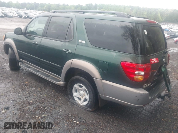 2002 Toyota Sequoia SR5 with VIN 5TDZT34A72S136628, listed as a IAAI auction lot 41978559 with 407,079 mi miles and . Bid and sale history available at DreamBid. Image 3.