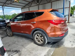 2014 Hyundai Santa Fe with VIN 5XYZT3LB4EG145430, listed as a Copart auction lot 58554075 with 38,690 mi miles and Salvage title. Bid and sale history available at DreamBid. Image 2.