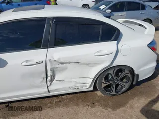 2015 Honda Civic Sedan Si with VIN 2HGFB6E53FH707773, listed as a IAAI auction lot 41427654 with 90,583 mi miles. Bid and sale history available at carsss.com. Image 6.