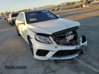 2016 Mercedes-Benz S-Class AMG S 63 with VIN WDDUG7JB2GA237685, listed as a Copart auction lot 36030283 with 0 mi miles. Bid and sale history available at carsss.com. Image 11.