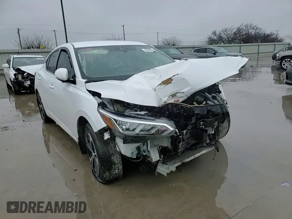 2022 Nissan Sentra SV with VIN 3N1AB8CV2NY268987, listed as a Copart auction lot 87878925 with Not Provided miles and Salvage Title. Bid and sale history available at carsss.com. Image 11.