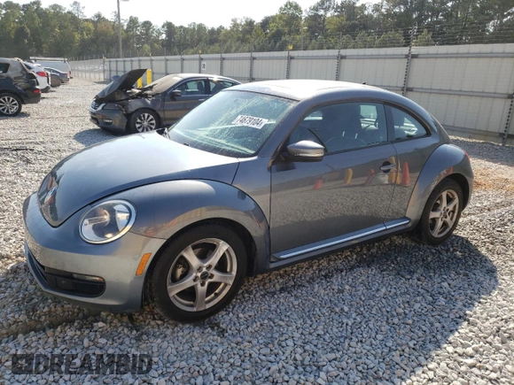 2014 Volkswagen Beetle 2.5L w/Sun with VIN 3VWJP7AT4EM612608, listed as a Copart auction lot 74679104 with 141,559 mi miles and Salvage Title. Bid and sale history available at DreamBid. Image 1.