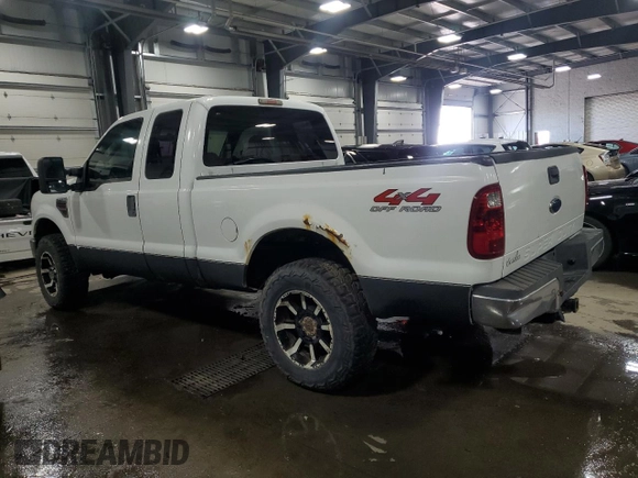 2008 Ford F-250 XL z VIN 1FTSX21R78EC48810, wystawiony jako Copart lot #57683895 z przebiegiem Nie podano mil oraz Szkoda całkowita • Salvage title. Historia ofert i sprzedaży dostępna na DreamBid. Obrazek 2.