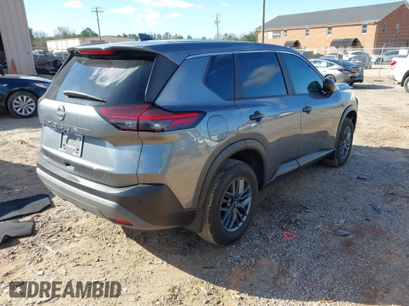 2023 Nissan Rogue S with VIN 5N1BT3AA8PC942777, listed as a IAAI auction lot 41738883 with 21,296 mi miles. Bid and sale history available at carsss.com. Image 4.