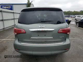 2011 Infiniti QX56 7-passenger with VIN JN8AZ2NE8B9006786, listed as a Copart auction lot 81556984 with 164,074 mi miles and Non Repairable. Bid and sale history available at carsss.com. Image 6.