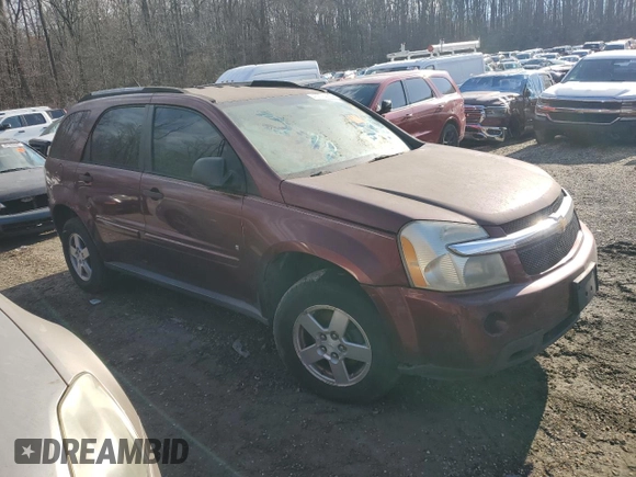 2007 Chevrolet Equinox LS with VIN 2CNDL23F076241283, listed as a Copart auction lot 46276425 with 0 mi miles and Salvage Title. Bid and sale history available at carsss.com. Image 4.