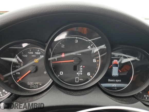 2015 Porsche Cayenne Diesel with VIN WP1AF2A22FLA32081, listed as a Copart auction lot 46645715 with 68,644 mi miles and Salvage title. Bid and sale history available at DreamBid. Image 9.