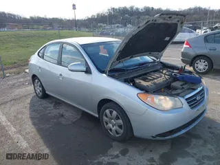 2007 Hyundai Elantra GLS with VIN KMHDU46D77U208351, listed as a IAAI auction lot 41816646 with 186,196 mi miles. Bid and sale history available at carsss.com. Image 1.