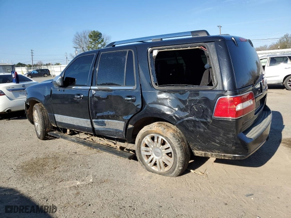 2012 Lincoln Navigator with VIN 5LMJJ2H55CEL07466, listed as a Copart auction lot 87793555 with 213,802 mi miles and Salvage Title. Bid and sale history available at carsss.com. Image 2.