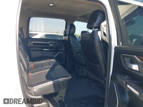 2021 Ram 1500 Laramie with VIN 1C6SRFJT7MN719238, listed as a IAAI auction lot 42482214 with 47,265 mi miles and . Bid and sale history available at DreamBid. Image 8.