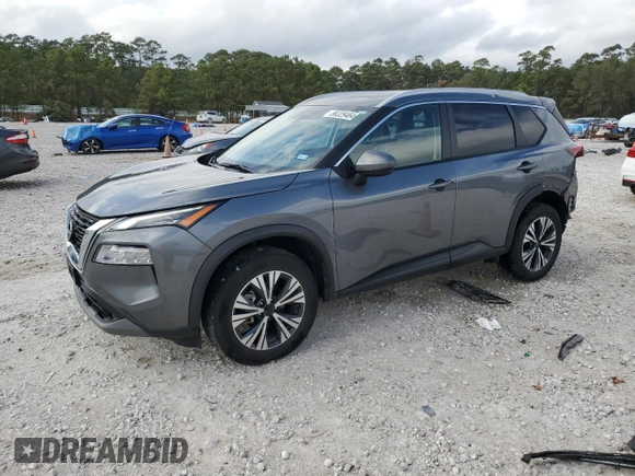 2022 Nissan Rogue SV with VIN 5N1BT3BB8NC708661, listed as a Copart auction lot 86329464 with 49,181 mi miles and Clean Title. Bid and sale history available at DreamBid. Image 1.