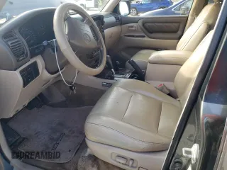 2000 Toyota Land Cruiser with VIN JT3HT05J3Y0088425, listed as a Copart auction lot 41387034 with 243,408 mi miles and Salvage Title. Bid and sale history available at carsss.com. Image 7.