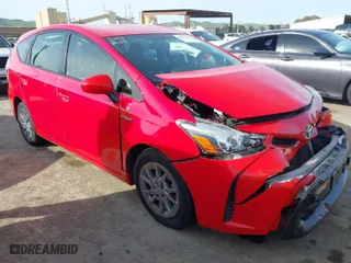 2015 Toyota Prius v Two with VIN JTDZN3EU3FJ031588, listed as a IAAI auction lot 41827278 with 119,434 mi miles. Bid and sale history available at carsss.com. Image 1.