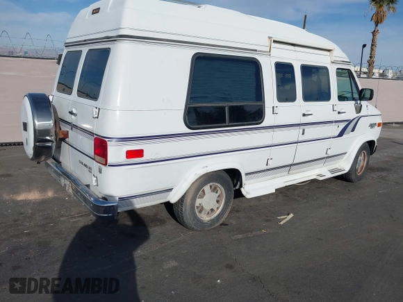 1995 Chevrolet Chevy Van с VIN 1GBEG25K5SF131291, выставлен на аукционе IAAI как лот 41861888 с пробегом 90 365 миль миль и . История ставок и продаж доступна на DreamBid. Изображение 4.