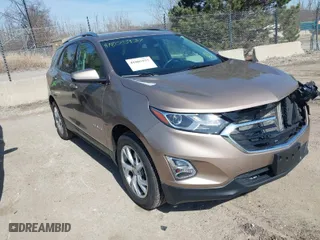 2019 Chevrolet Equinox LT with VIN 2GNAXVEXXK6169236, listed as a IAAI auction lot 41805937 with 81,194 mi miles. Bid and sale history available at carsss.com. Image 1.