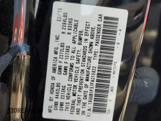 2015 Acura TLX Technology with VIN 19UUB1F57FA015832, listed as a Copart auction lot 59183235 with 84,395 mi miles and Salvage title. Bid and sale history available at DreamBid. Image 12.