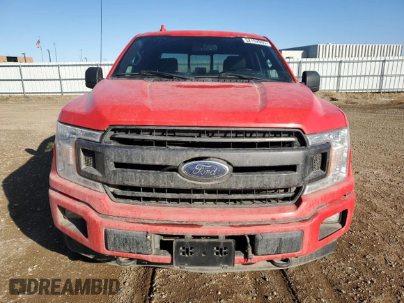 2018 Ford F-150 XL with VIN 1FTEW1EP7JKE59404, listed as a Copart auction lot 52152005 with 172,619 mi miles and Salvage Title. Bid and sale history available at carsss.com. Image 5.