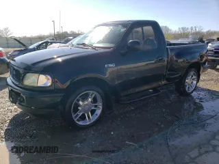 1998 Ford F-150 XL with VIN 2FTZF0724WCA12182, listed as a Copart auction lot 52120175 with 125,717 mi miles and Salvage Title. Bid and sale history available at carsss.com. Image 1.
