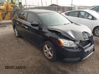 2013 Nissan Sentra SV with VIN 1N4AB7AP9DN906696, listed as a IAAI auction lot 41668608 with 72,207 mi miles. Bid and sale history available at carsss.com. Image 1.
