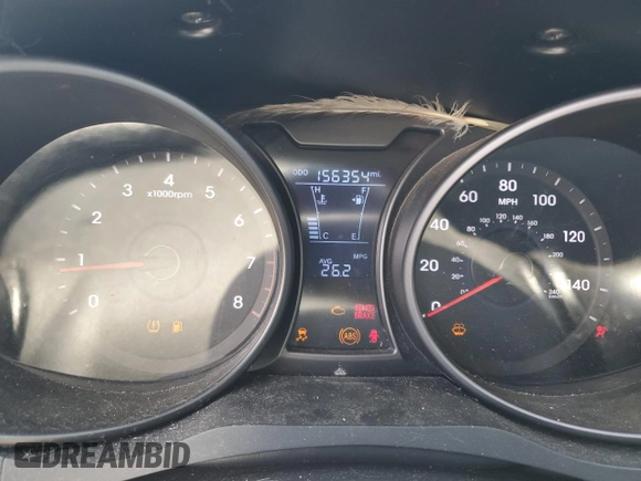 2014 Hyundai Veloster Turbo with VIN KMHTC6AE4EU199468, listed as a Copart auction lot 65734414 with 156,354 mi miles and Salvage Title. Bid and sale history available at carsss.com. Image 9.