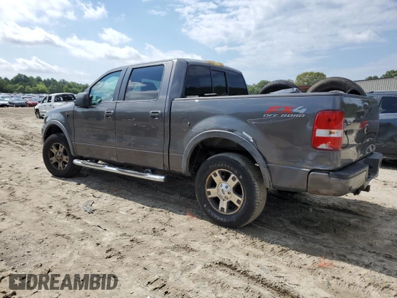 2008 Ford F-150 XLT with VIN 1FTPW14558FA98461, listed as a Copart auction lot 55632555 with 171,220 mi miles and Salvage title. Bid and sale history available at DreamBid. Image 2.