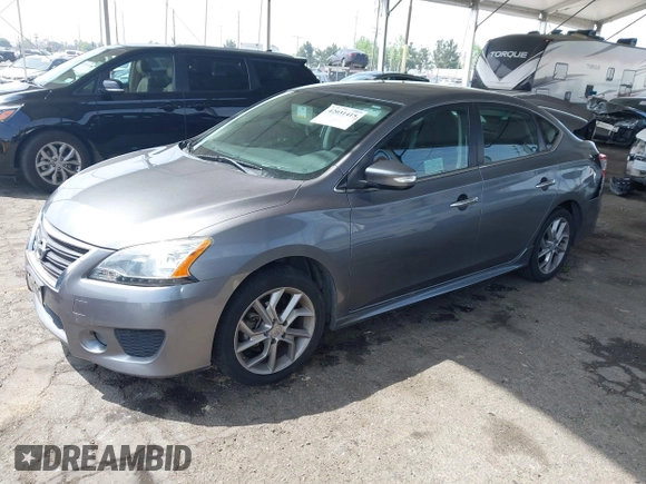 2015 Nissan Sentra SR with VIN 3N1AB7AP6FY217976, listed as a IAAI auction lot 42031415 with 130,572 mi miles and . Bid and sale history available at DreamBid. Image 2.